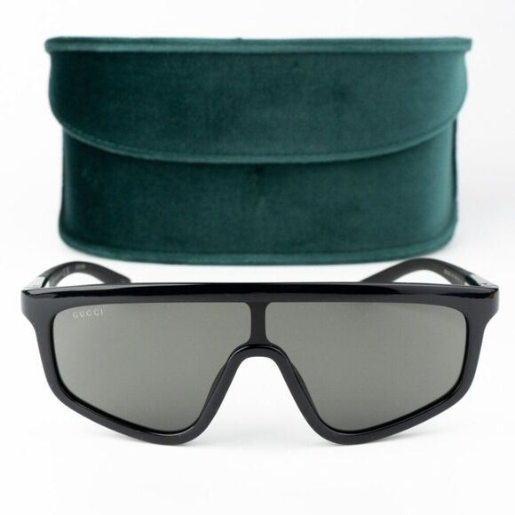 NEW Gucci GG1736S 001 Black Grey Unisex Sunglasses GG 1736S - Picture 1 of 8